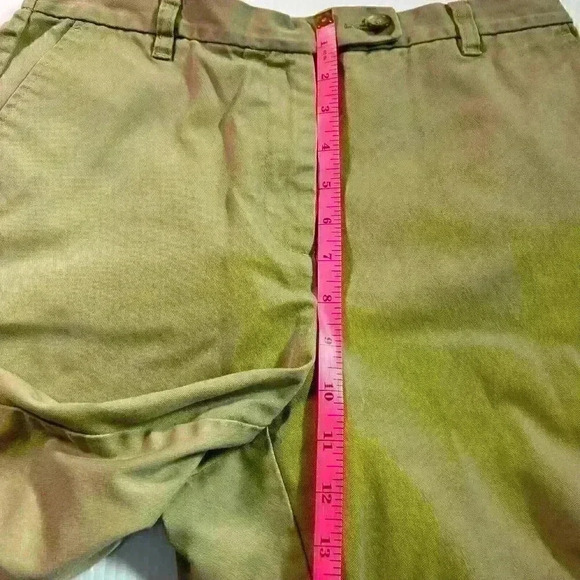 Lands End Shorts Girls Size 10 Plus Beige High Rise Adjustable Waist Cotton Poly - Picture 5 of 11